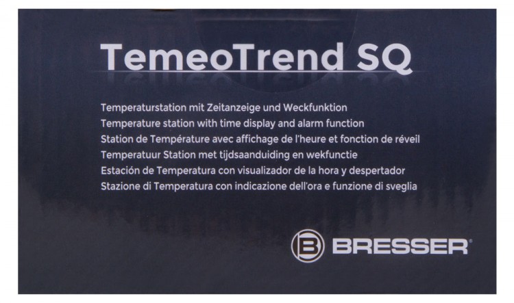 Метеостанция Bresser TemeoTrend SQ с радиоуправлением, белая