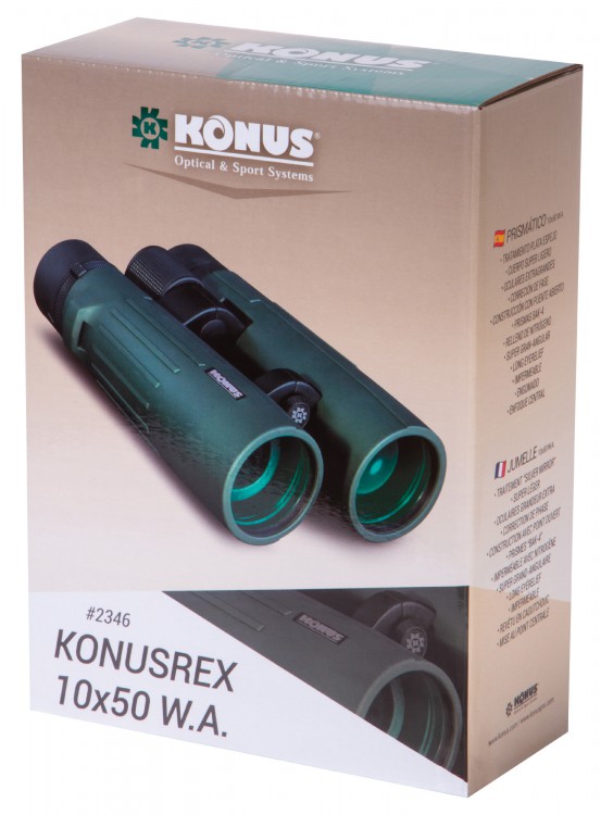 Бинокль Konus Konusrex 10x50 WA