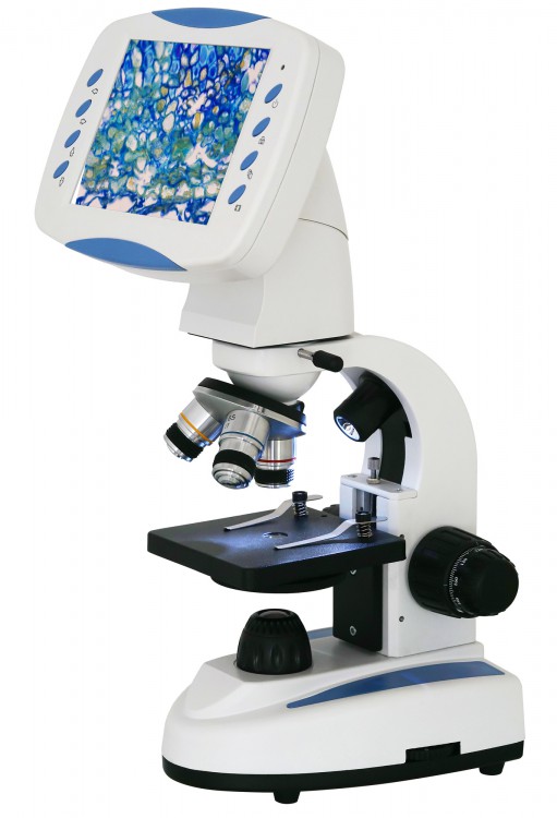Микроскоп цифровой Levenhuk D80L LCD, монокулярный