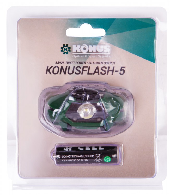 Фонарь налобный Konus Konusflash-5