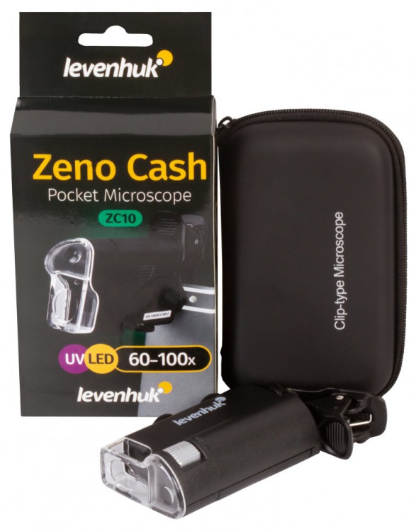 Микроскоп карманный для проверки денег Levenhuk Zeno Cash ZC10